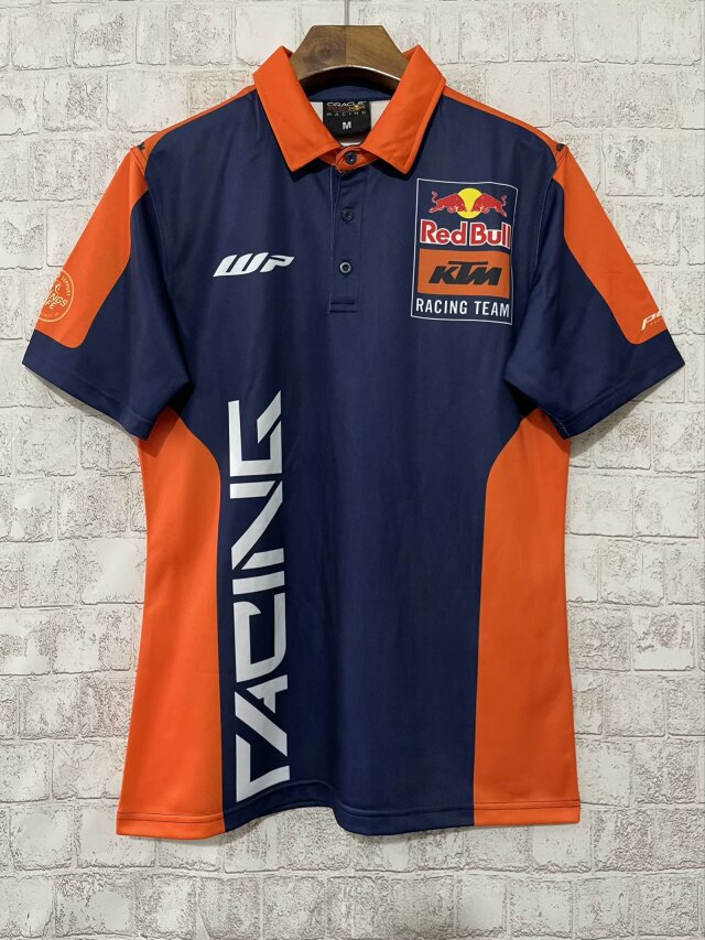 2024 Red Bull Royal Blue & Orange Motorcycle Racing Jersey-805