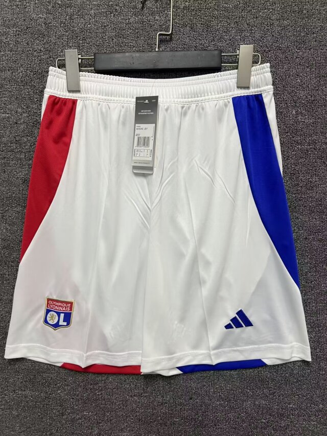 2024/25 Olympique Lyonnai Home White Thailand Soccer Shorts-315