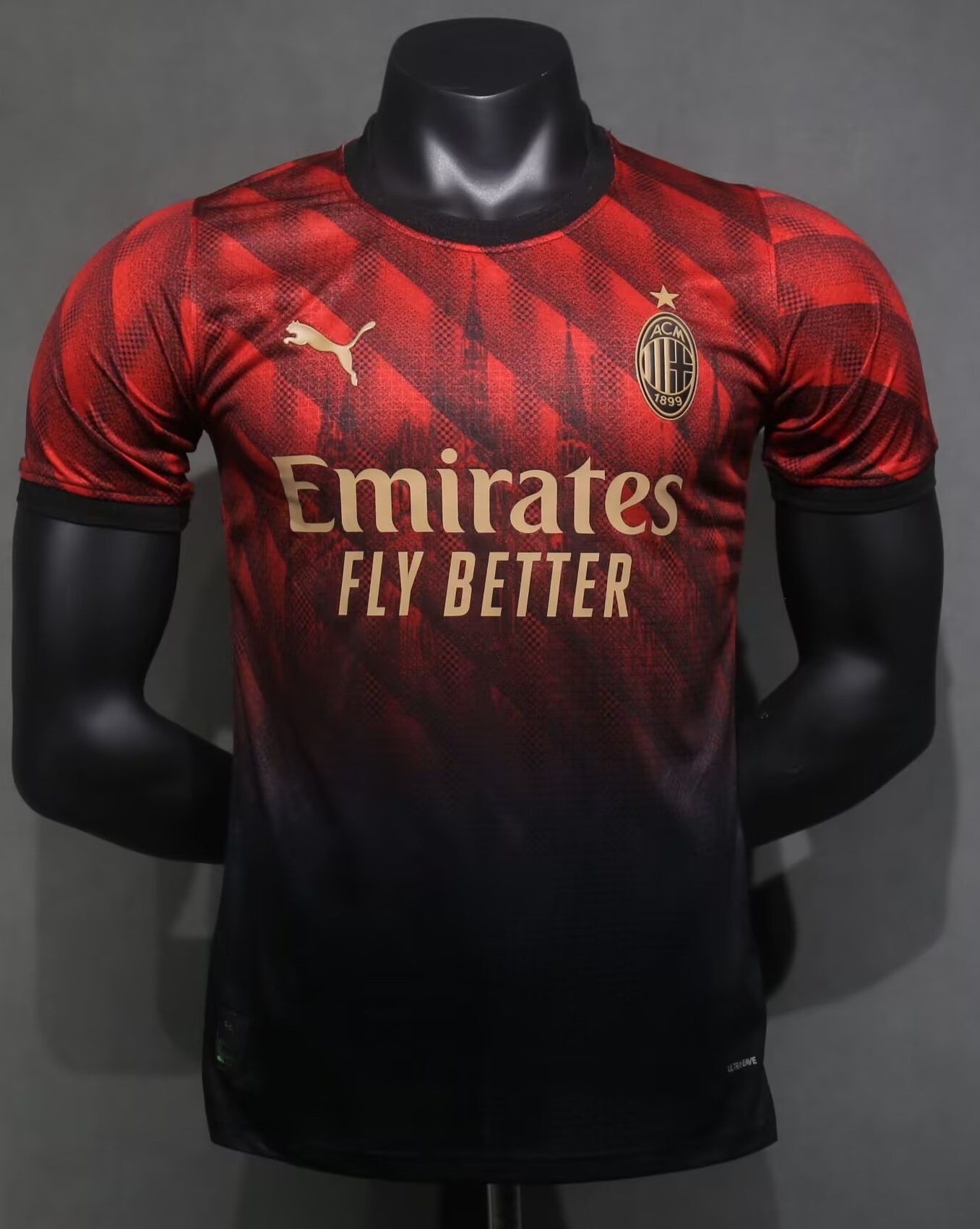 Player Special Version 2024-2025 AC Milan Red & Black Thailand Soccer ...