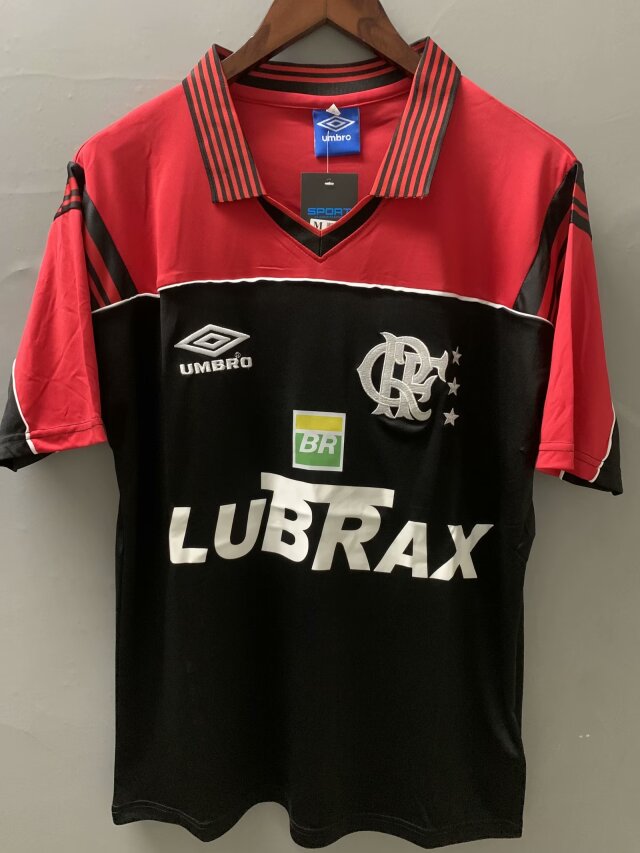 1999 Retro Version CR Flamengo Home Red & Black Thailand Soccer Jersey AAA-FY