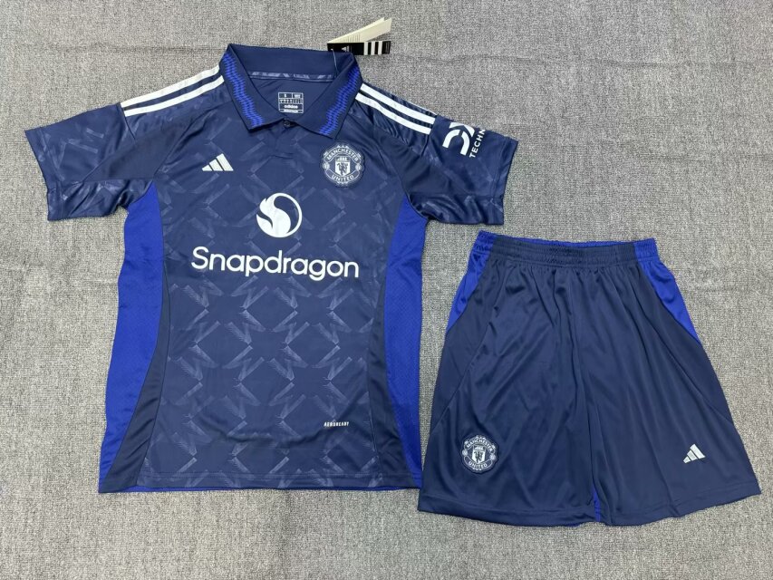 2024/25 Man United Away Blue Soccer Uniform-KS/516/315