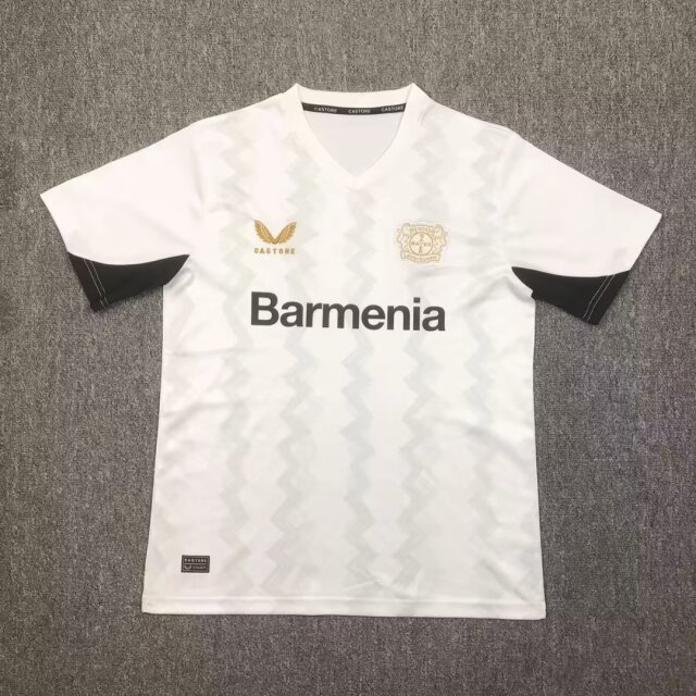 2024/25 Bayer 04 Leverkusen Away White & Gray Thailand Soccer Jersey AAA-417/312