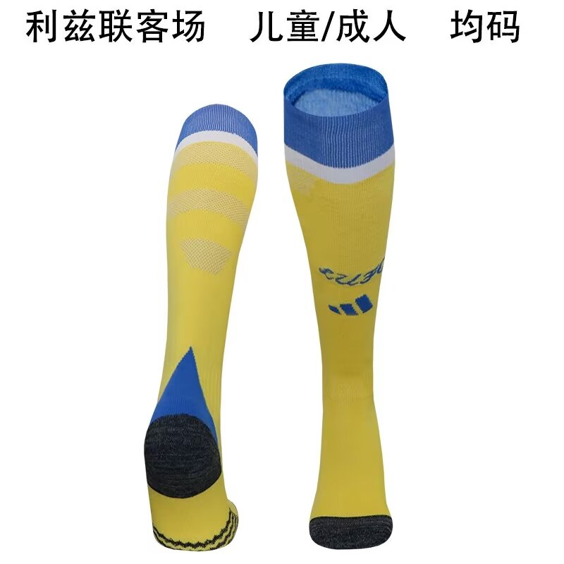 2024/25 Leeds United Away Yellow Thailand Soccer Socks