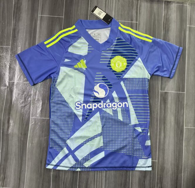 2024/25 Manited United Goalkeeper Blue Thailand Soccer Jerseys-JM/711