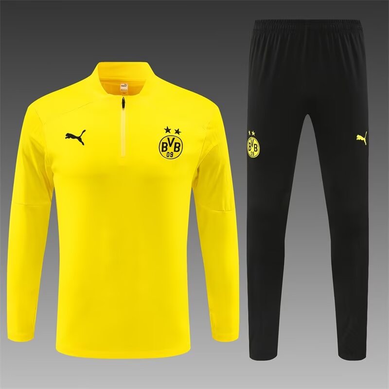 2024/25 Borussia Dortmund Yellow Soccer Tracksuit Uniform-411/801