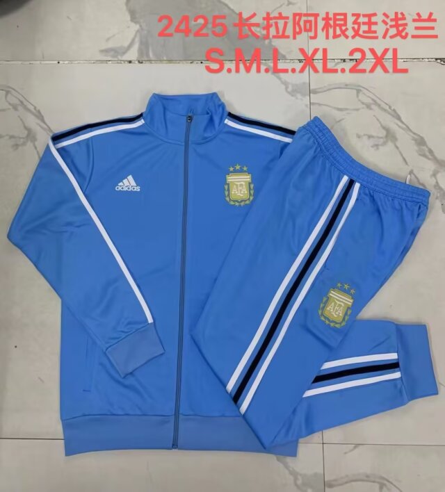 2024/25 Argentina Blue Soccer Jacket Uniform-815