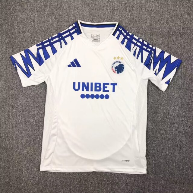 2024/25 F.C. Copenhagen Home White Thailand Soccer Jersey AAA-417