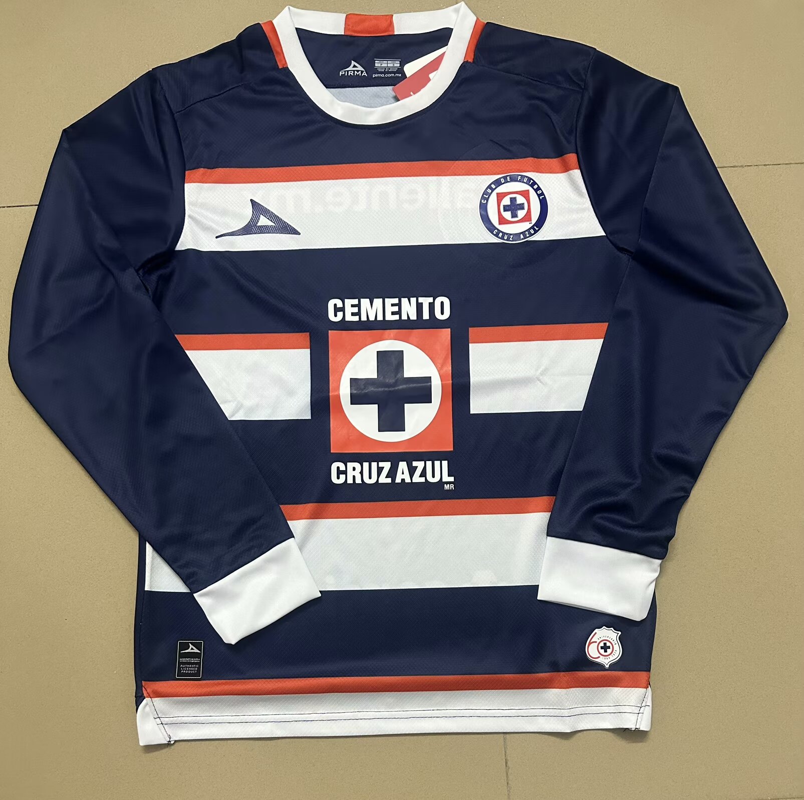 2024/25 Cruz Azul Goalkeeper Blue & White LS Thailand Soccer Jersey AAA-07