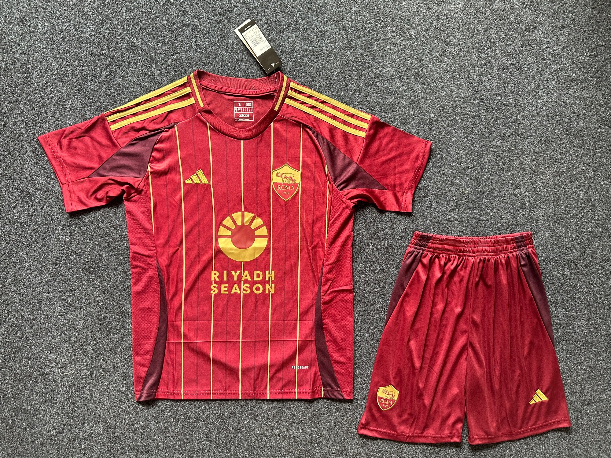 2024/25 AS Roma Home Red Soccer Uniform-315/SKE/36