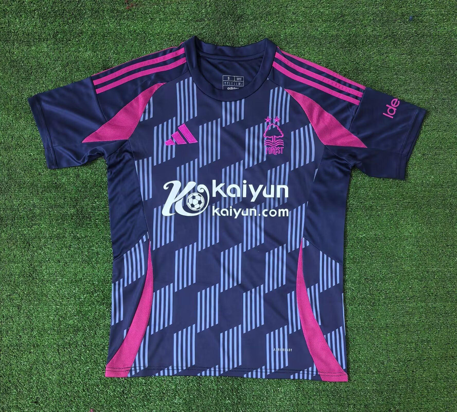 2024/25 Nottingham Forest Away Pink & Blue Thailand Soccer Jersey AAA-23/416/320