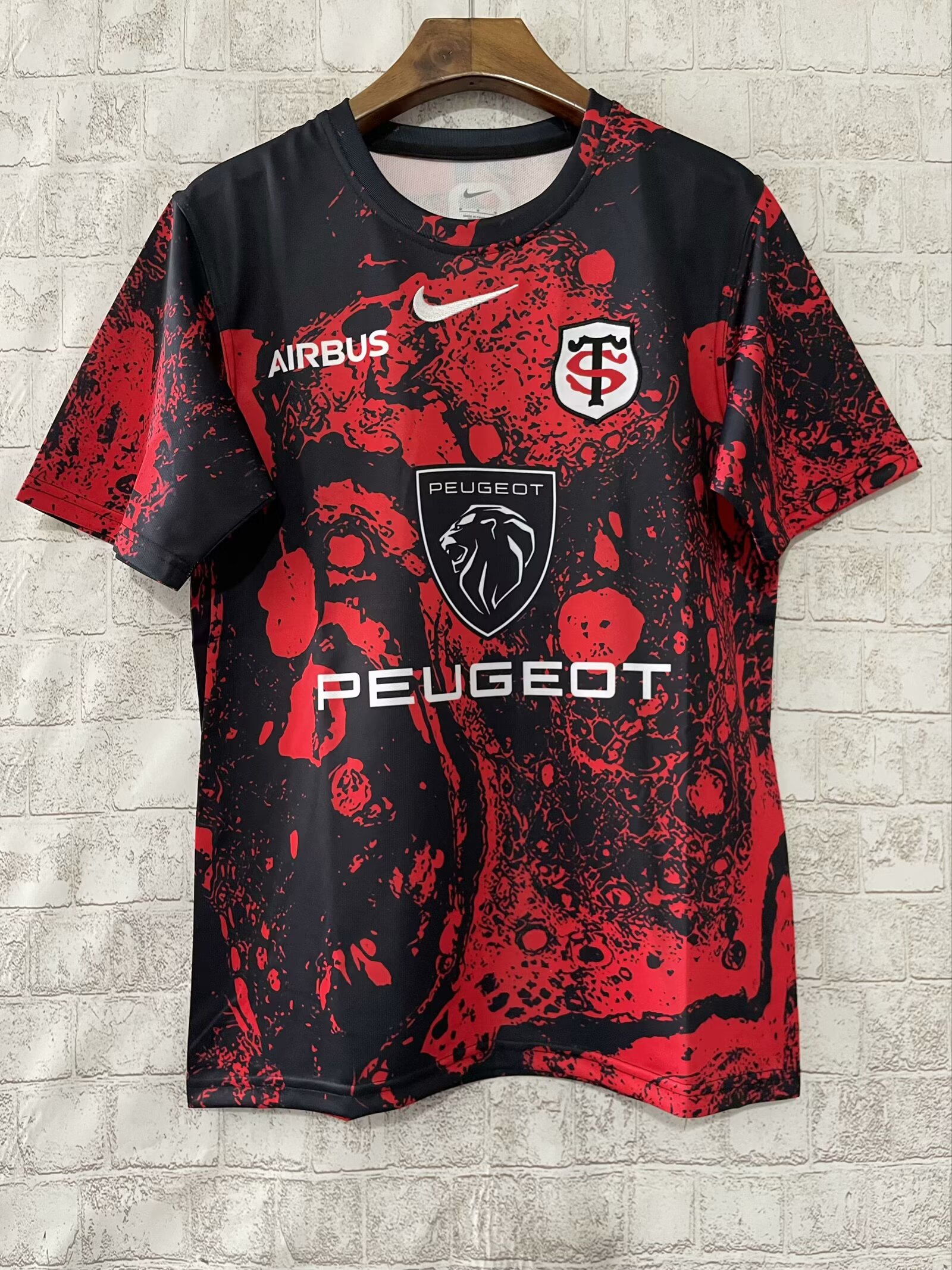 2024/25 Toulouse Red & Black Thailand Rugby Shirts-805