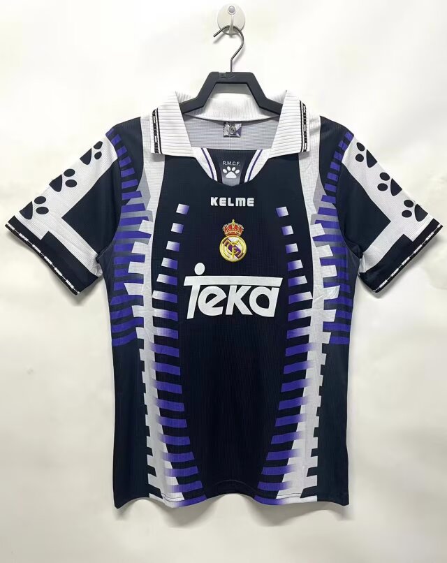 97-98 Retro Version Real Madrid 2nd Away Purple Thailand Soccer Jersey AAA-2041/503/811