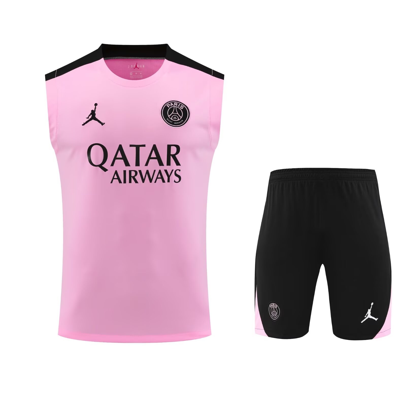 2024/25 Paris SG Pink Thailand Soccer Training Vest Uniform-418