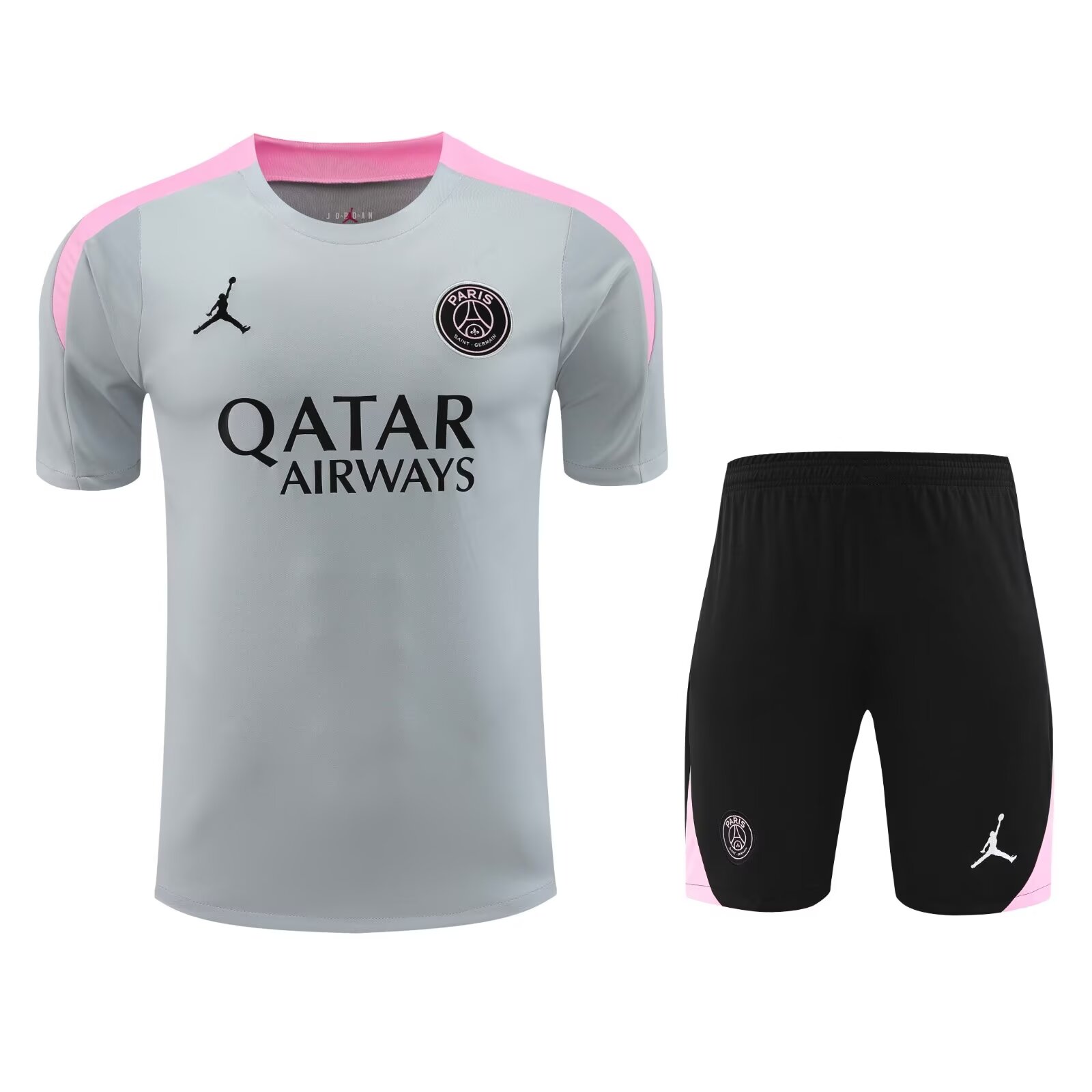 2024/25 Paris SG Gray Thailand Soccer Training Uniform-418