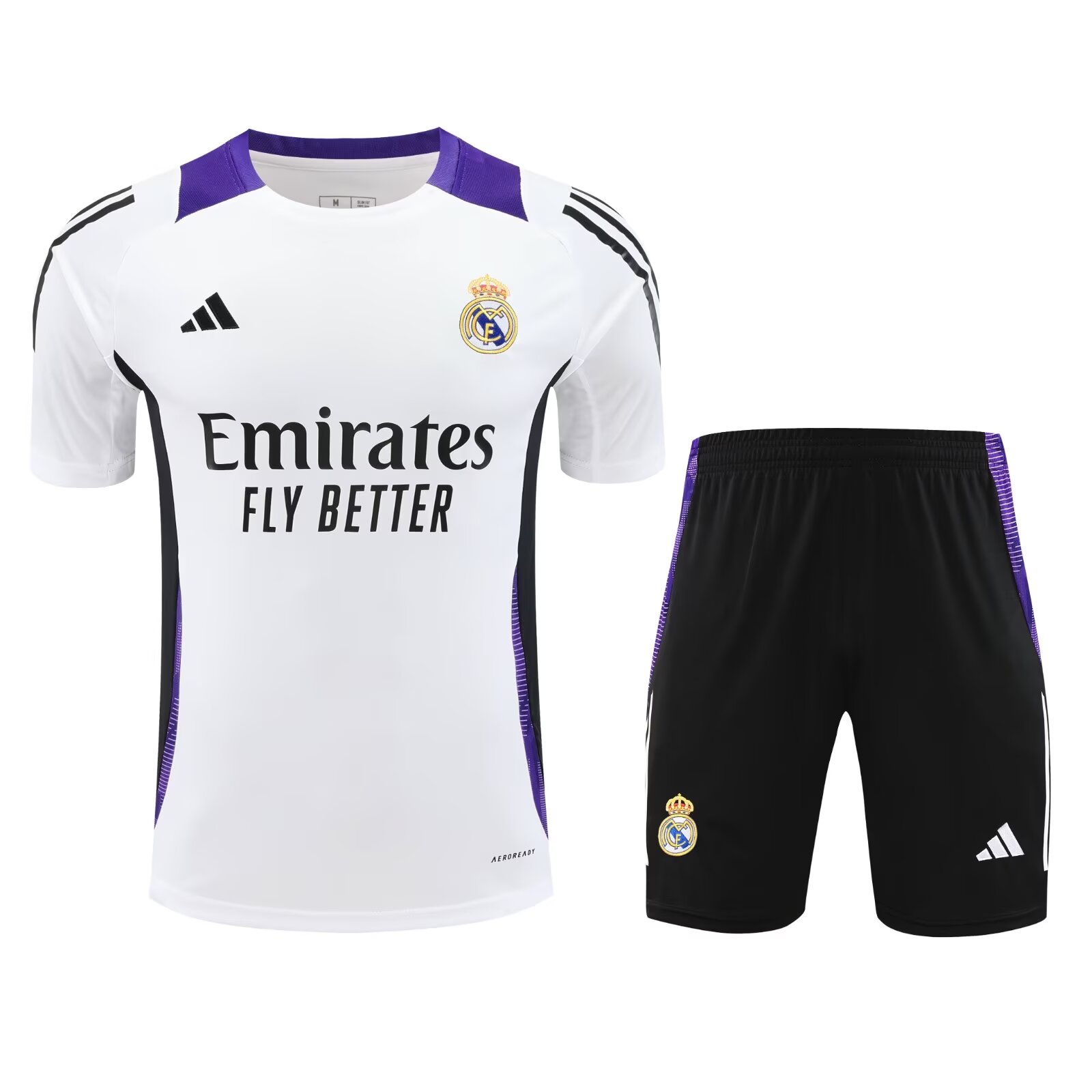 2024/25 Real Madrid White Thailand Soccer Training Uniform-418