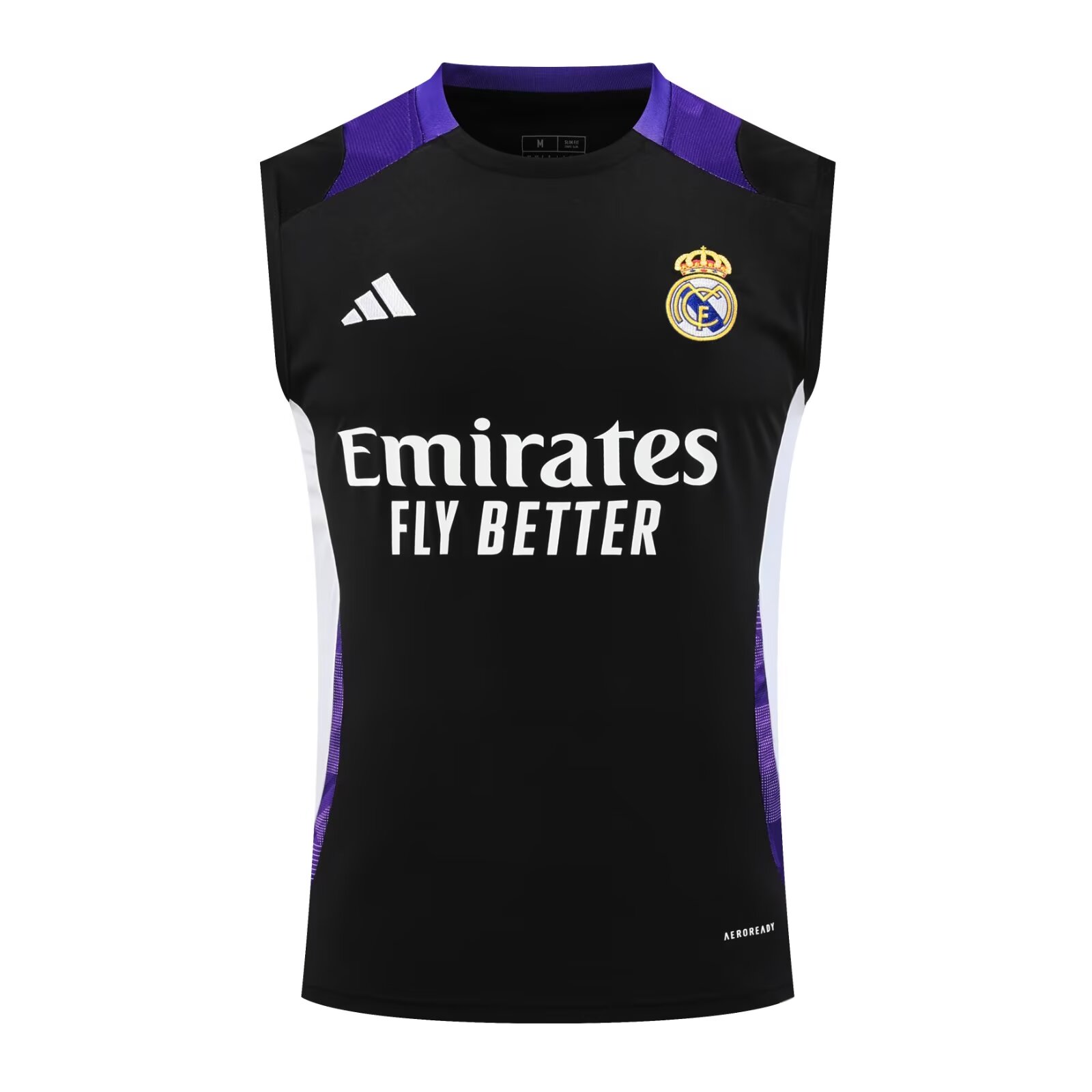 2024/25 Real Madrid Black Thailand Soccer Training Vest -418