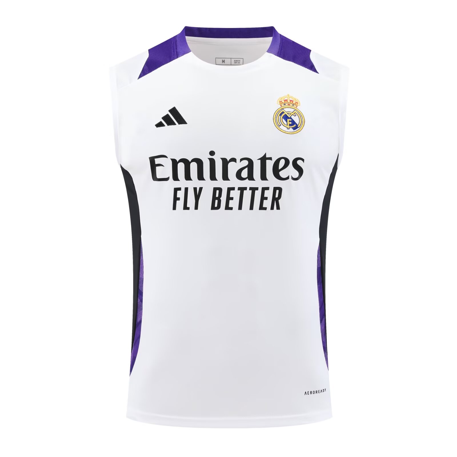 2024/25 Real Madrid White Thailand Soccer Training Vest -418