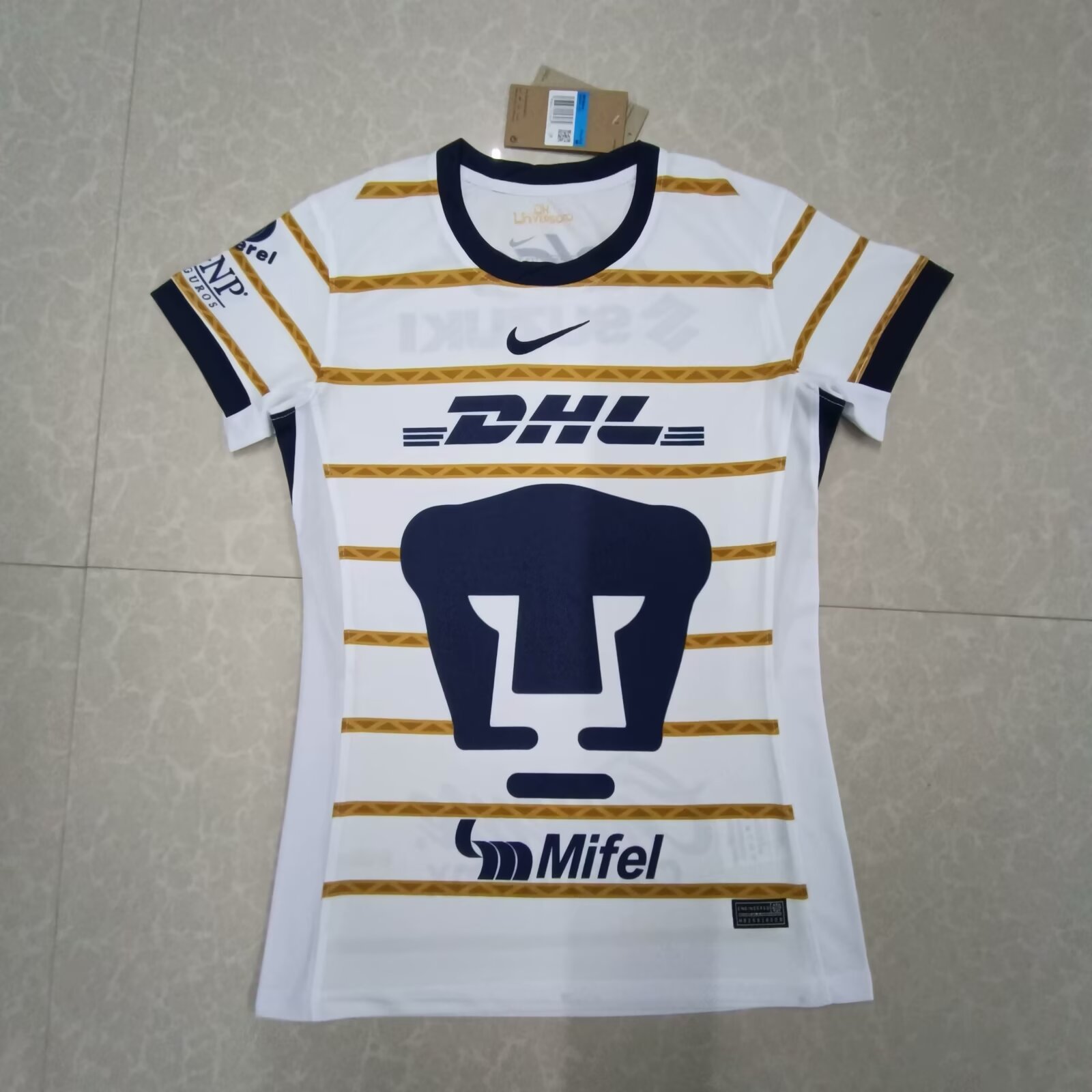 2024/25 Pumas UNAM Home White Female Thailand Soccer Jersey AAA-SH