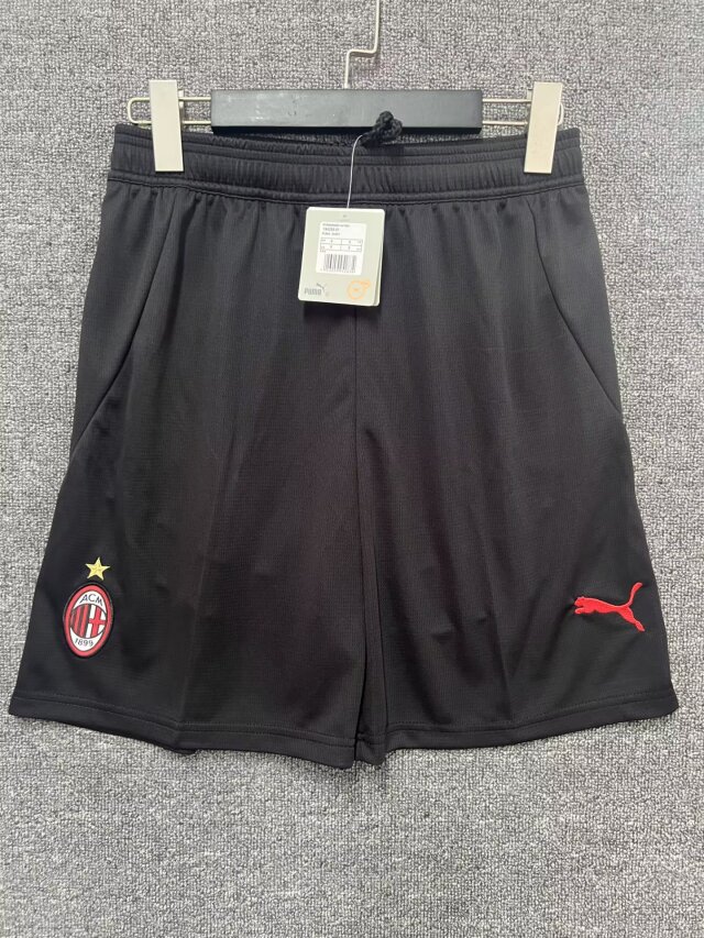 2024/25 AC Milan Home Black Thailand Soccer Shorts-315