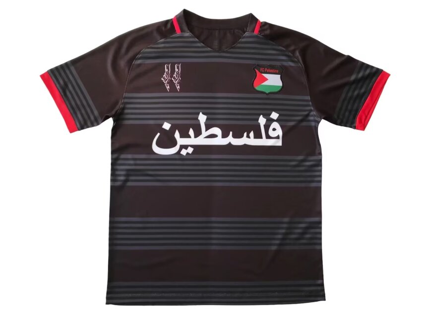 2024/25 Palestino Black & Gray Thailand Soccer Jersey AAA-38