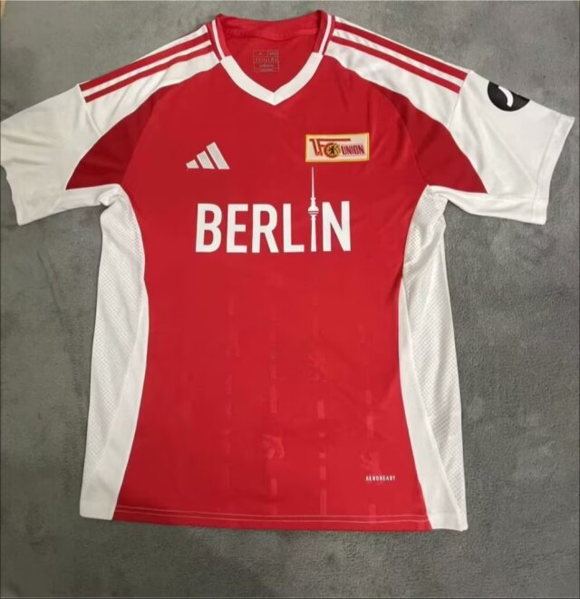 2024/25 Union Berlin Home Red Thailand Soccer Jersey AAA-95