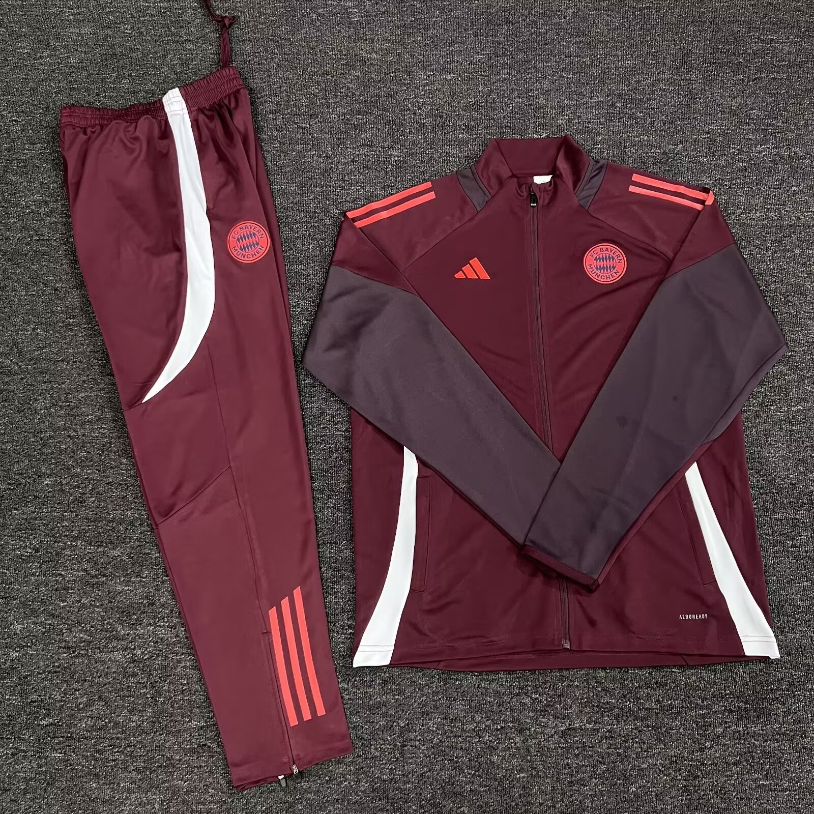 2024/25 Bayern Münche Maroon Soccer Jacket Uniform-522/LH