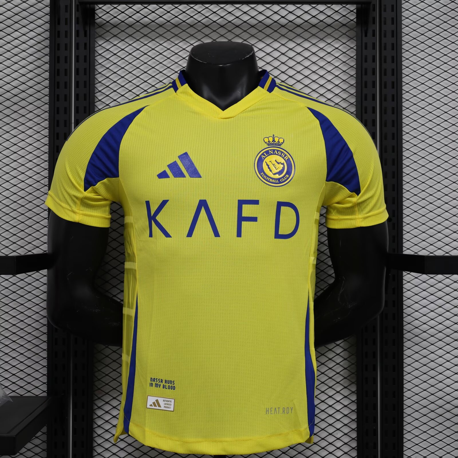 Player Version 2024/25 Al-Nassr FC Home Yellow Thailand Soccer Jersey AAA-888/MY/416