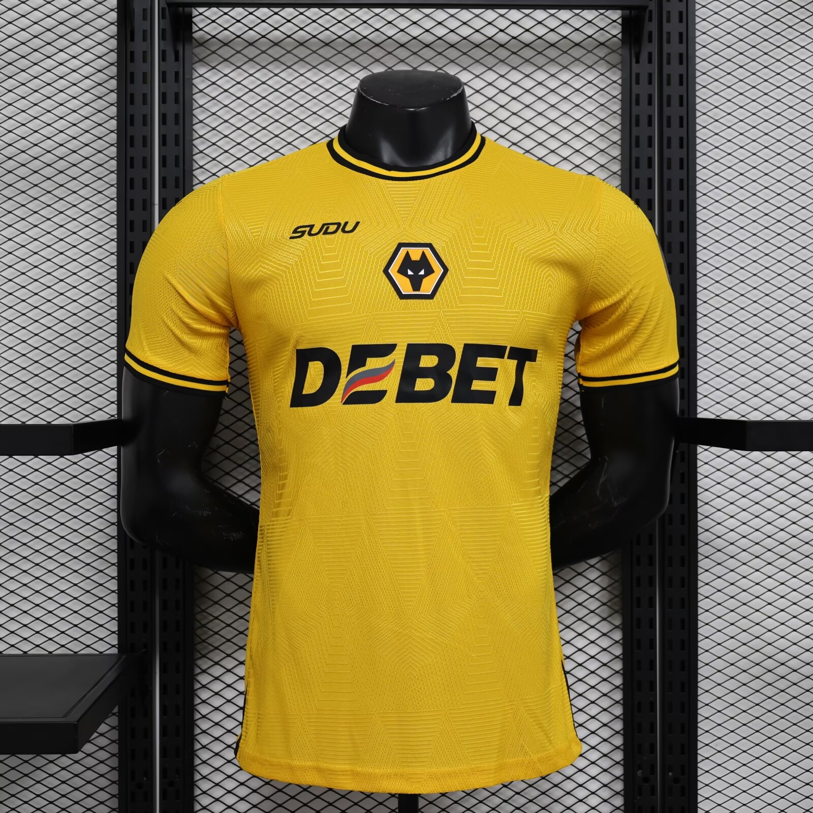 Player Version 2024/25 Wolverhampton Wanderers Home Yellow Thailand Soccer Jersey AAA-888