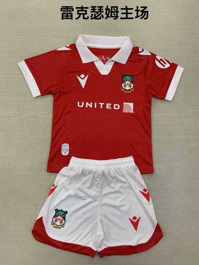 2024/25 Wrexham Home Red Soccer Uniform-208