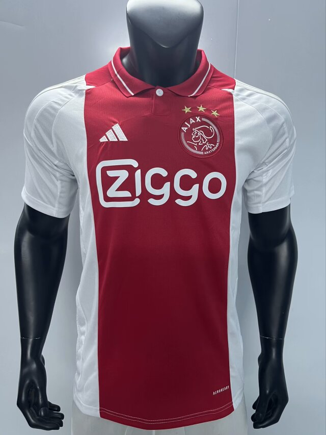 2024/25 Ajax Home Red Thailand Soccer Jersey AAA-407