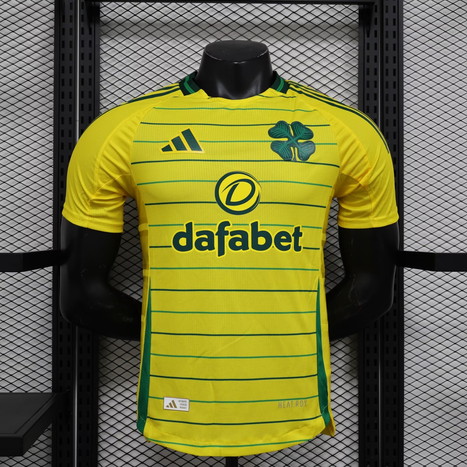 Player Version 2024/25 Celtic Away Yellow Thailand Soccer Jerseys-888