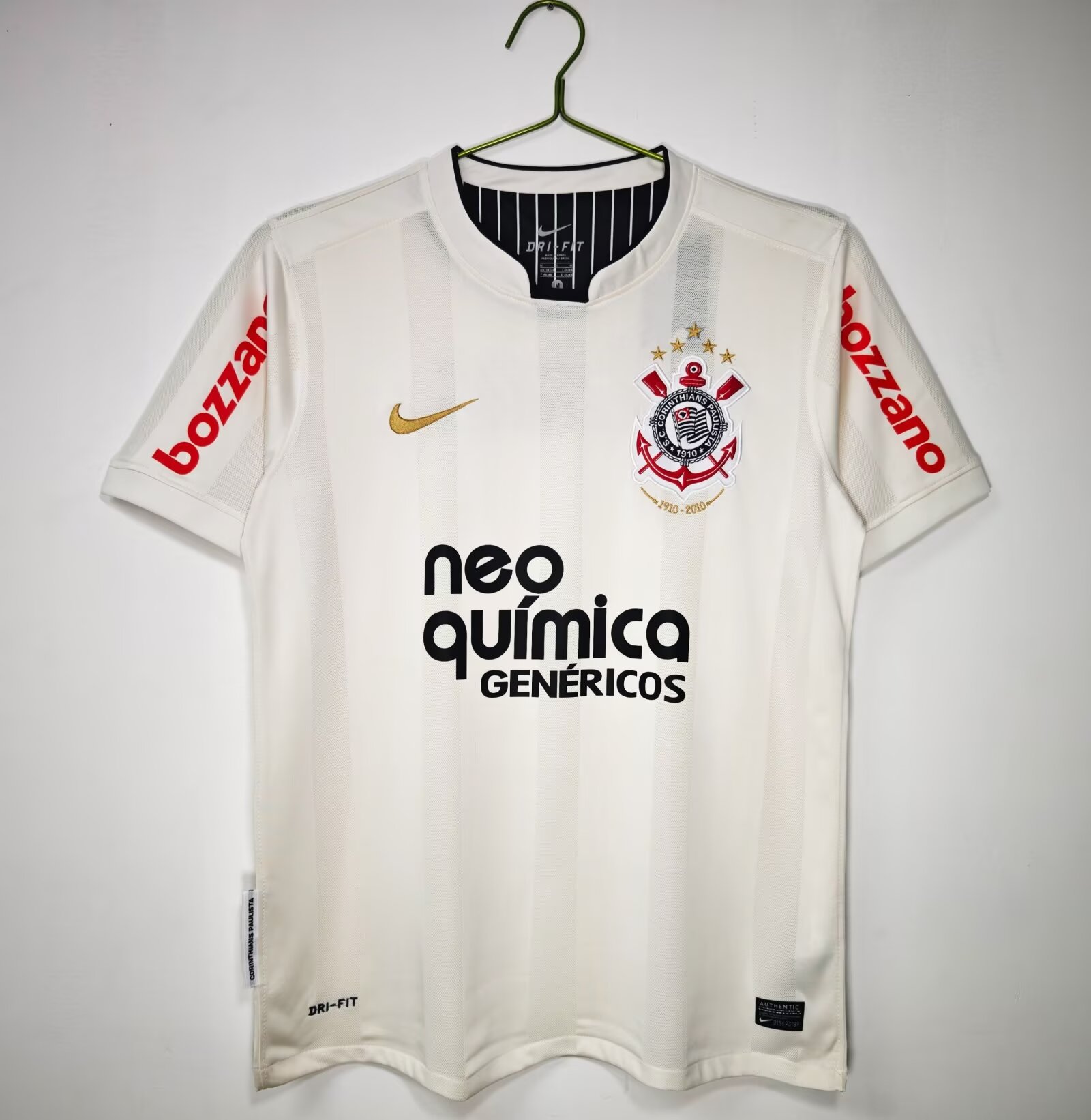 2012 Retro Version Corinthians Home White Thailand Soccer Jersey AAA-710