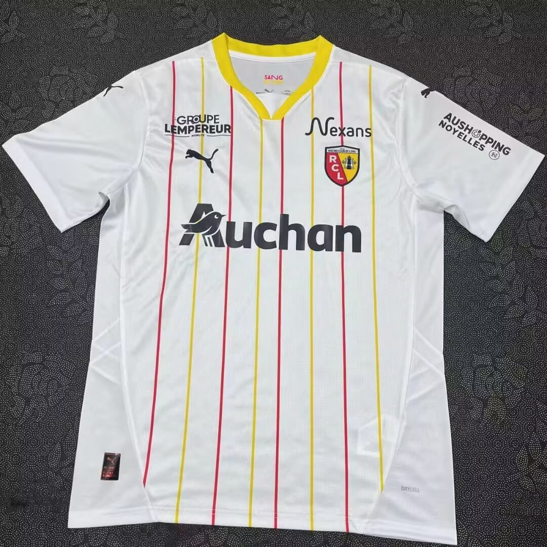 2024/25 RC Lens 2nd Away White Thailand Soccer Jersey AAA-95/522