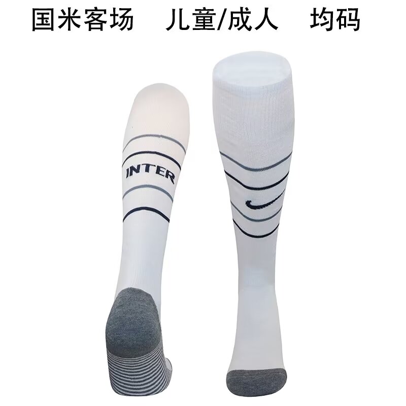 Kids/Youth 2024/25 Inter Milan Away Light Blue Thailand Soccer Socks