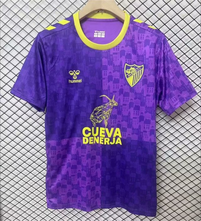 2024/25 Málaga CF Purple Shorts-Sleeve Thailand Soccer Jerseys-95