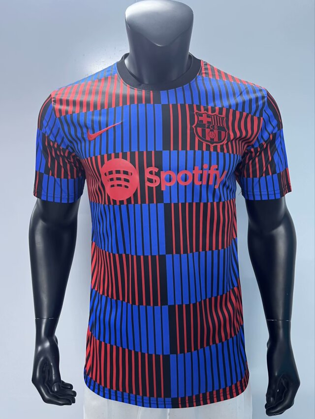 2024/25 Barcelona Red & Blue & Black Thailand Soccer Training Jerseys-47/407