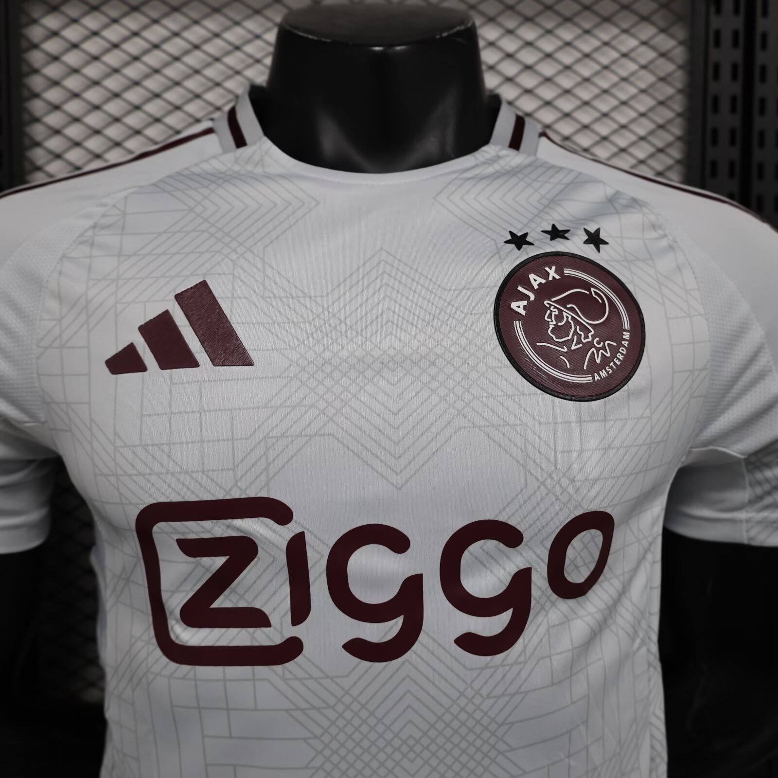 Player Version 2024/25 Ajax 2nd Away White Thailand Soccer Jersey AAA-888/16