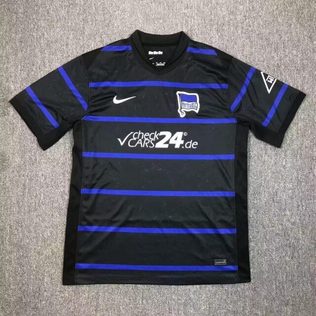 2024-25 Hertha BSC Away Blue & Black Thailand Soccer Jersey AAA-417