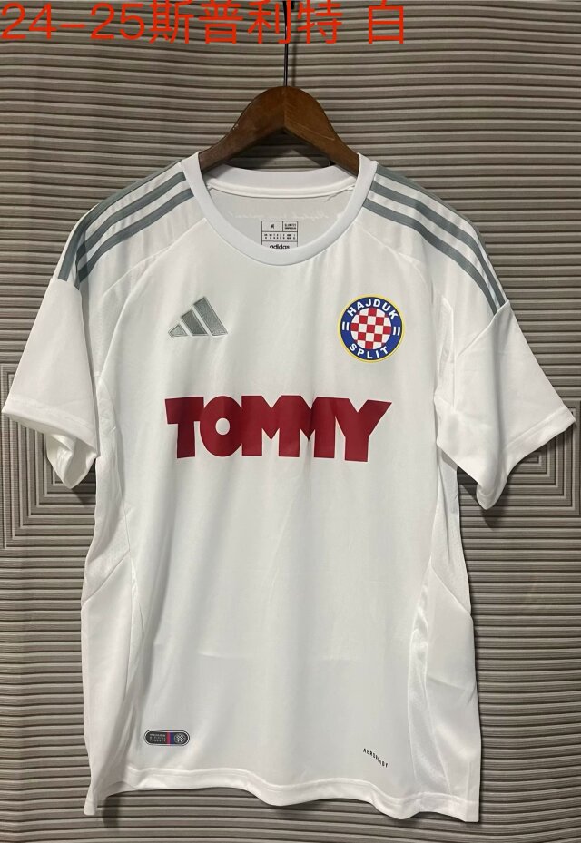 2024-25 Hajduk Split Away White Thailand Soccer Jersey AAA-709