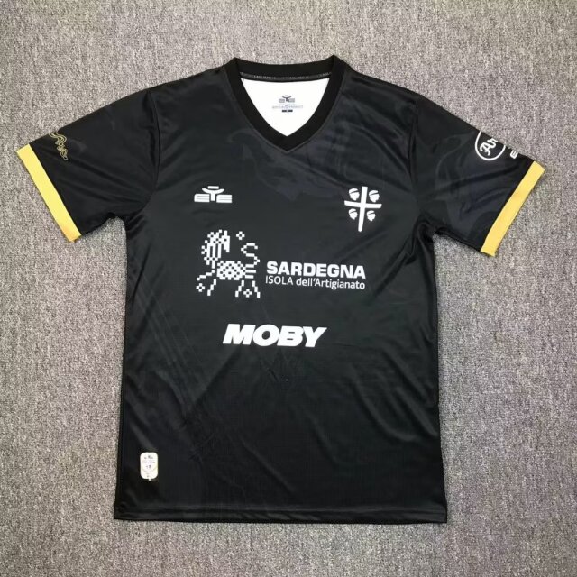 2024/25 Cagliari Calcio 2nd Away Black Thailand Soccer Jersey AAA-417