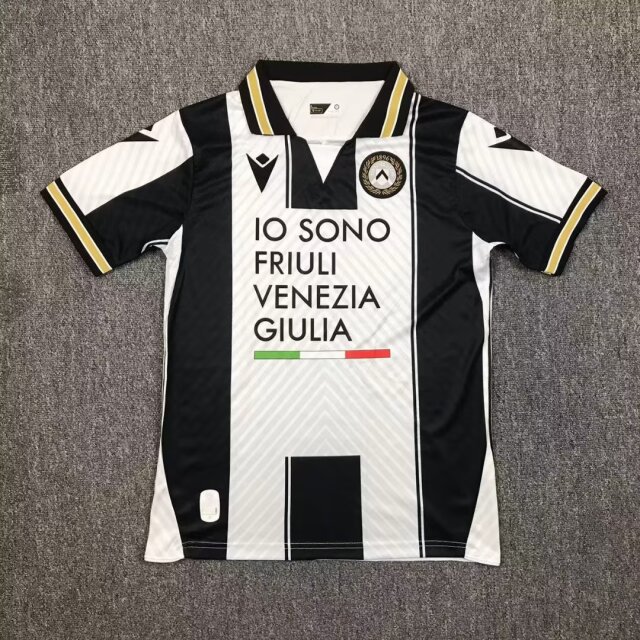 2024/25 Udinese Calcio Home Black & White Thailand Soccer Jersey AAA-417