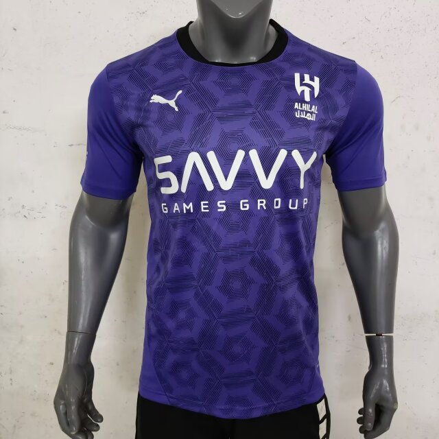 2024/25 Al-Hilal Saudi 2nd Away Purple Thailand Soccer Jersey AAA-416/PF