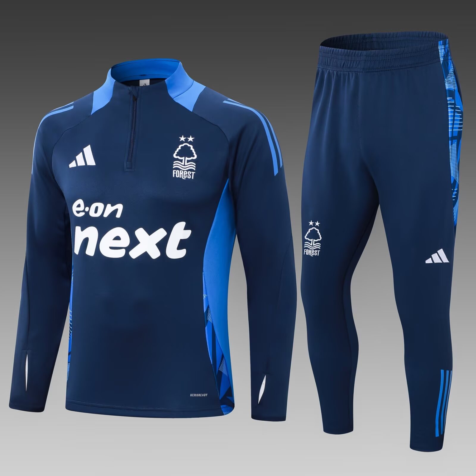 2024/25 Nottingham Forest Royal Blue Soccer Tracksuit Uniform-411