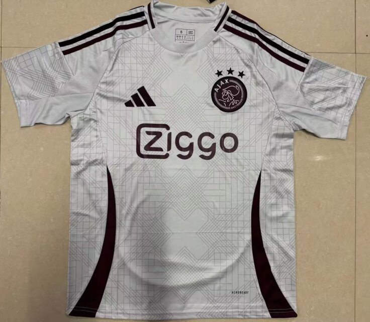 2024/25 Ajax 2nd Away White Thailand Soccer Jersey AAA-407/47