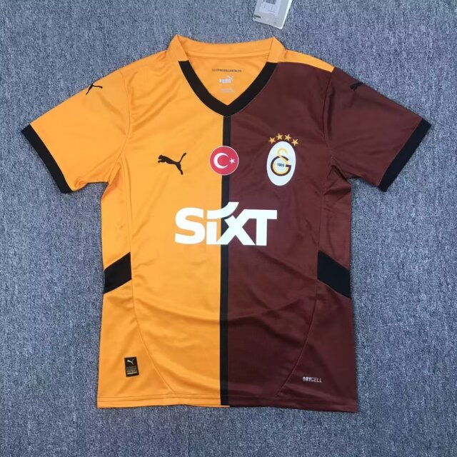 2024/25 Galatasaray SK Home orange & Red Thailand Soccer Jerseys AAA-95/417