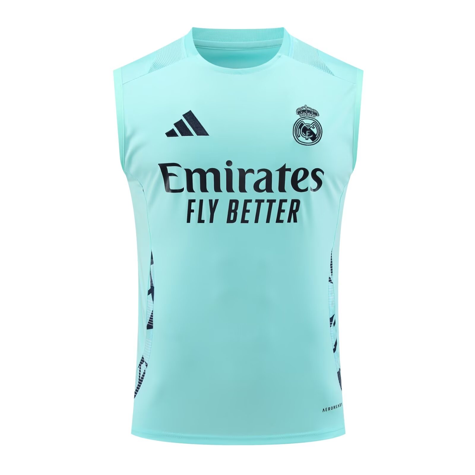 2024/25 Real Madrid Blue Thailand Soccer Training Vest -418