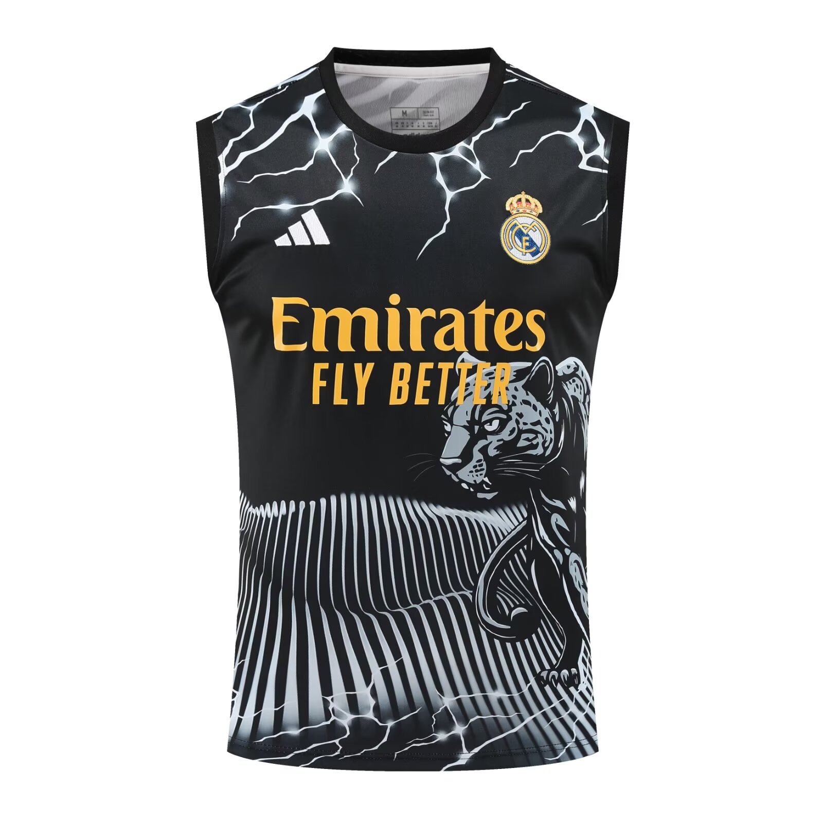 2024/25 Real Madrid Black & Gray Thailand Soccer Training Vest -418