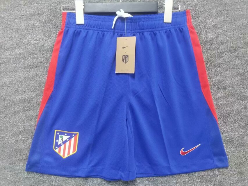 2024/25 Atletico Madrid Home Royal Blue Thailand Soccer Shorts-315