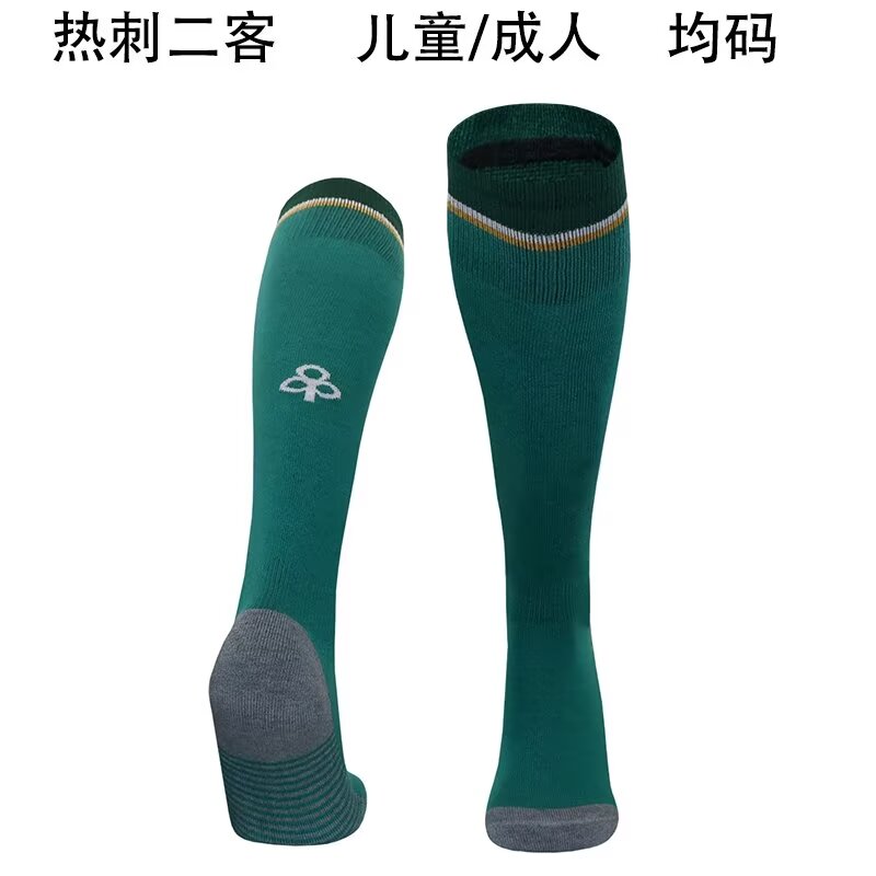 2024/25 Tottenham Hotspur 2nd Away Green Adult/Kids Thailand Soccer Socks