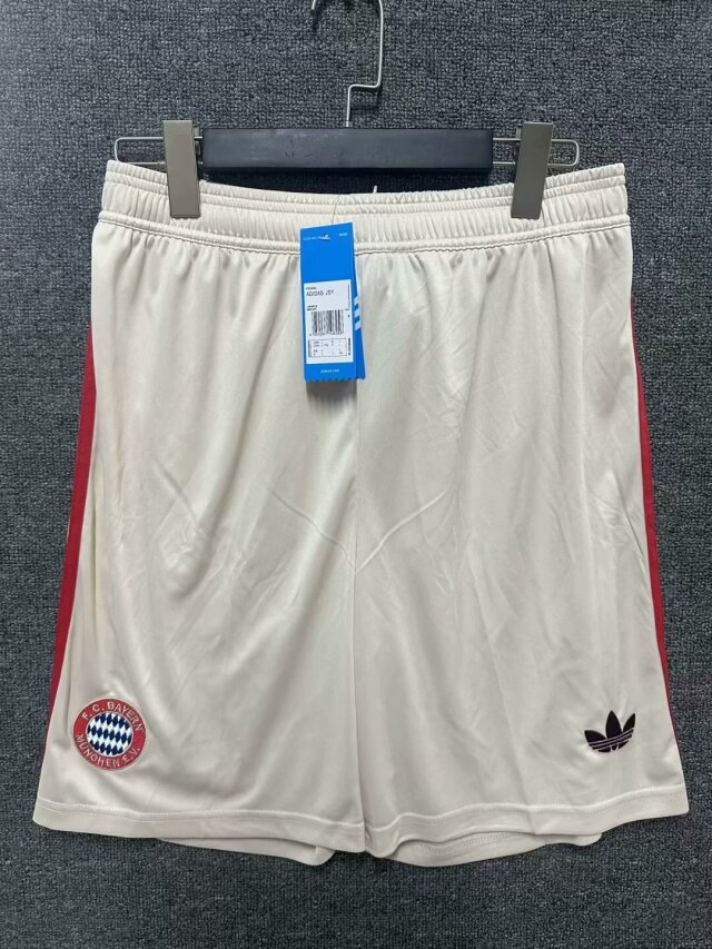 2024/25 Bayern München 2nd Away White Thailand Soccer Shorts-315